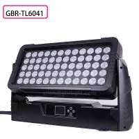 60x10W RBGW  IP65 waterproof outdoor led wash flood light with Linear CTO