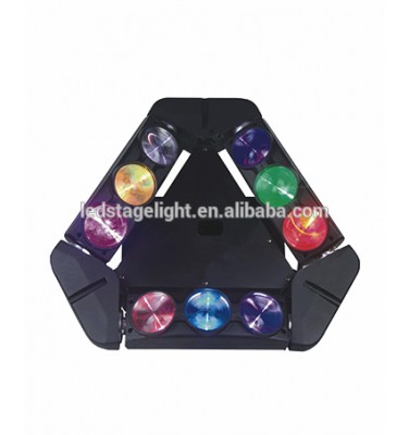 Guangzhou factory 9x12W full color led spider moving head light/led beam moving head light