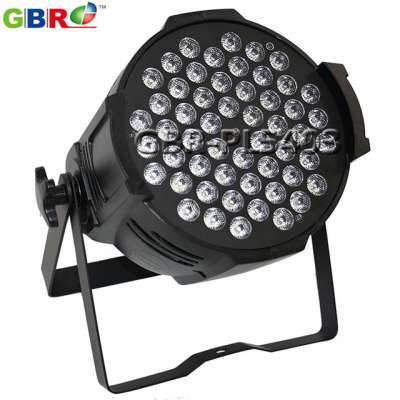 Stage Lighting Equipment 54Pcs RGBW Led Par Light 54x3w For Professional Led Par