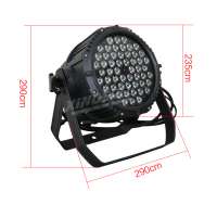 HOT SALE WATERPROOF 54 LED* 3W FULL COLOR RGB 3IN1 PAR LIGHT